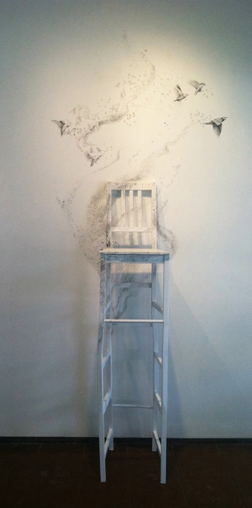 "Murmuration," Installation by Sheila Ghidini