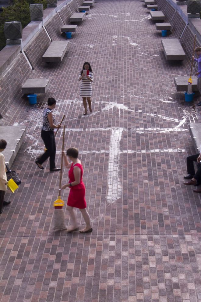 Performance with Karen Ficke and Adam Hathaway, 2014